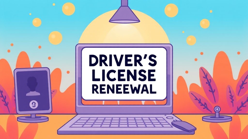 온라인 신청 방법 (cartoon 스타일)