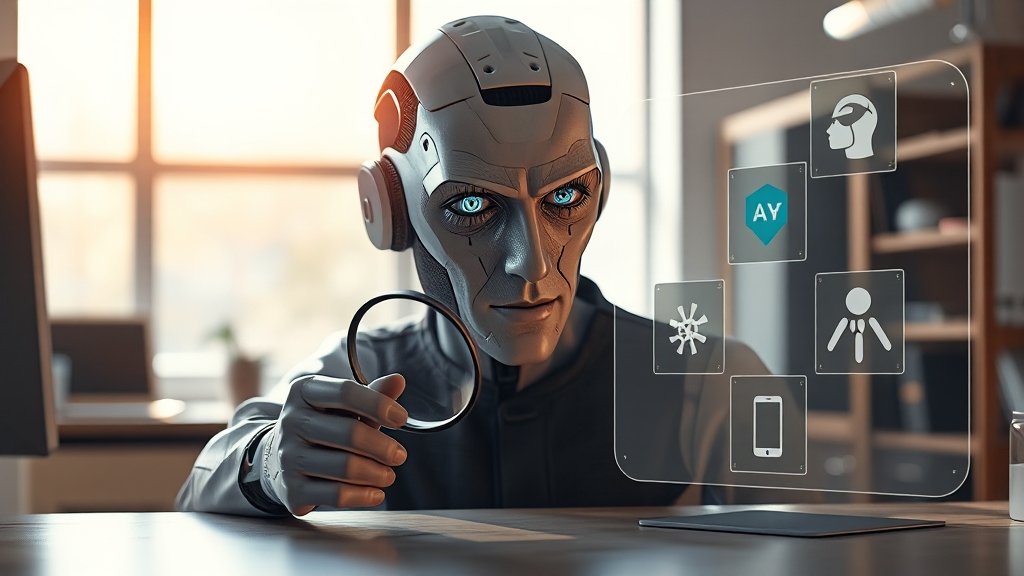 AI 챗봇 비교 분석 (realistic 스타일)