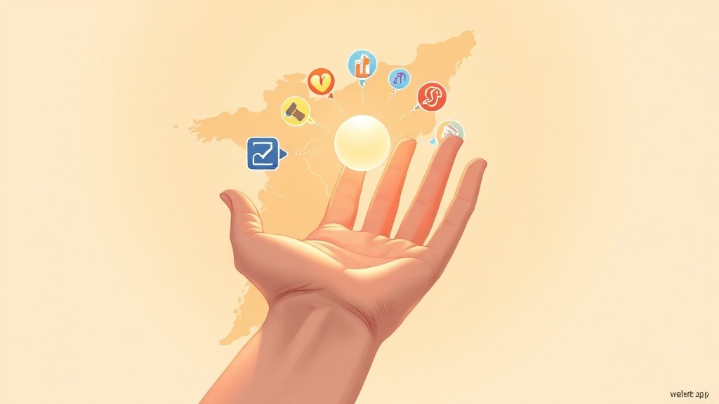 복지로 앱, 왜 써야 할까? (illustration 스타일)