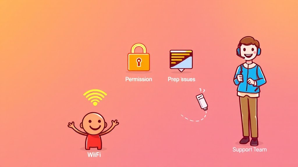 다운로드 오류 추가 해결 팁 (cartoon 스타일)