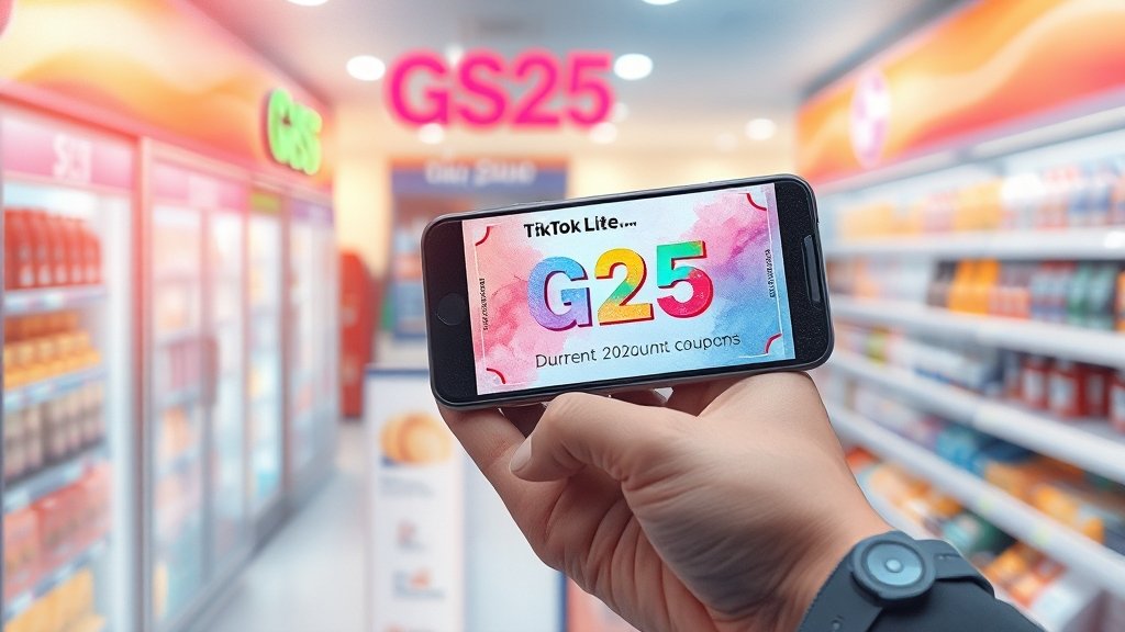 틱톡 라이트 쿠폰 활용법 (watercolor 스타일)