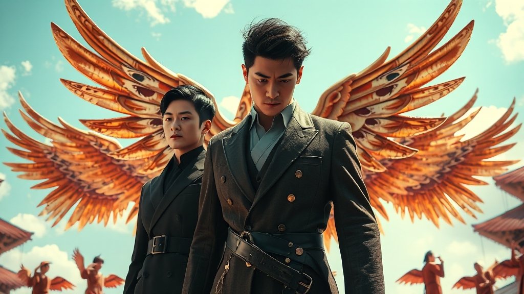 출연진 인터뷰 & 비하인드 (realistic 스타일)