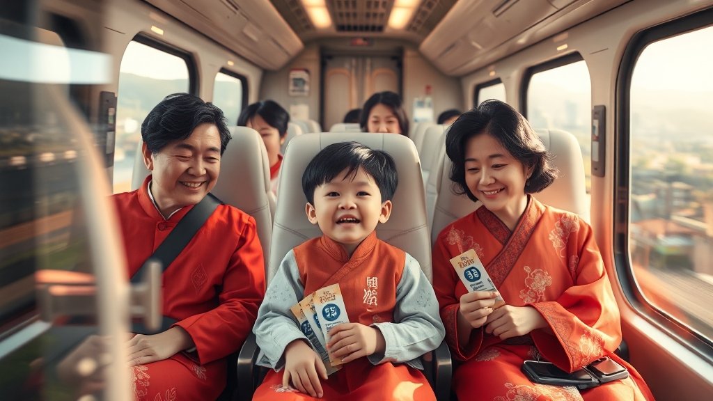 유아 동반 및 할인 제도 활용법 (realistic 스타일)