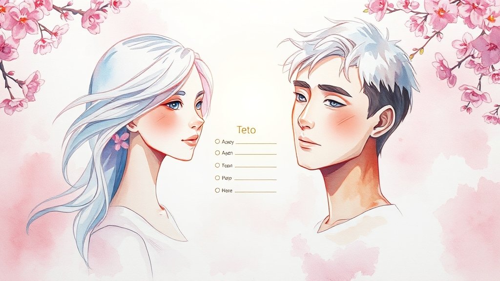 에겐 테토 테스트란? (watercolor 스타일)