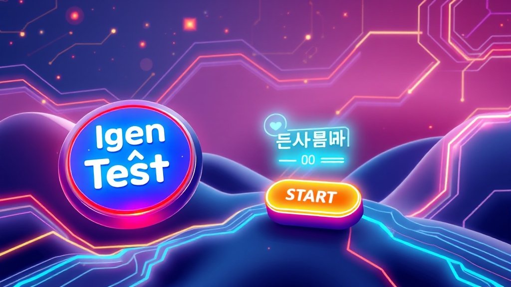 테스트 접근 & 주의사항 (illustration 스타일)