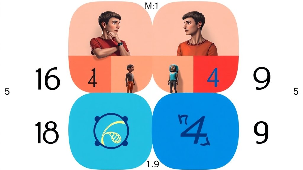 MBTI vs 에겐 테토 (realistic 스타일)