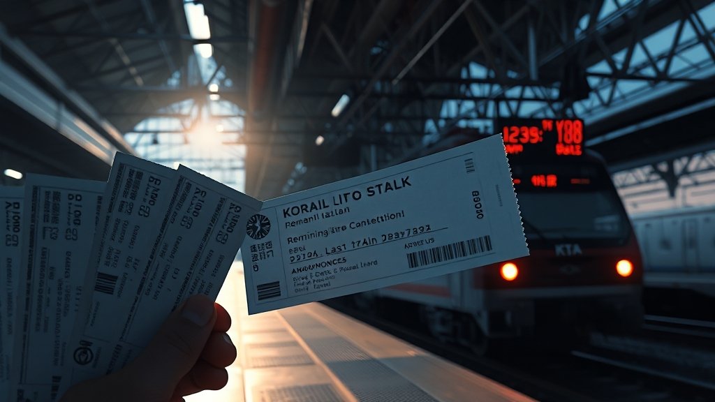 취소표 공략 및 잔여석 확인 (realistic 스타일)