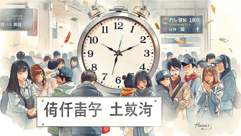 KTX 운행 정보 및 지연 예상 (watercolor 스타일)