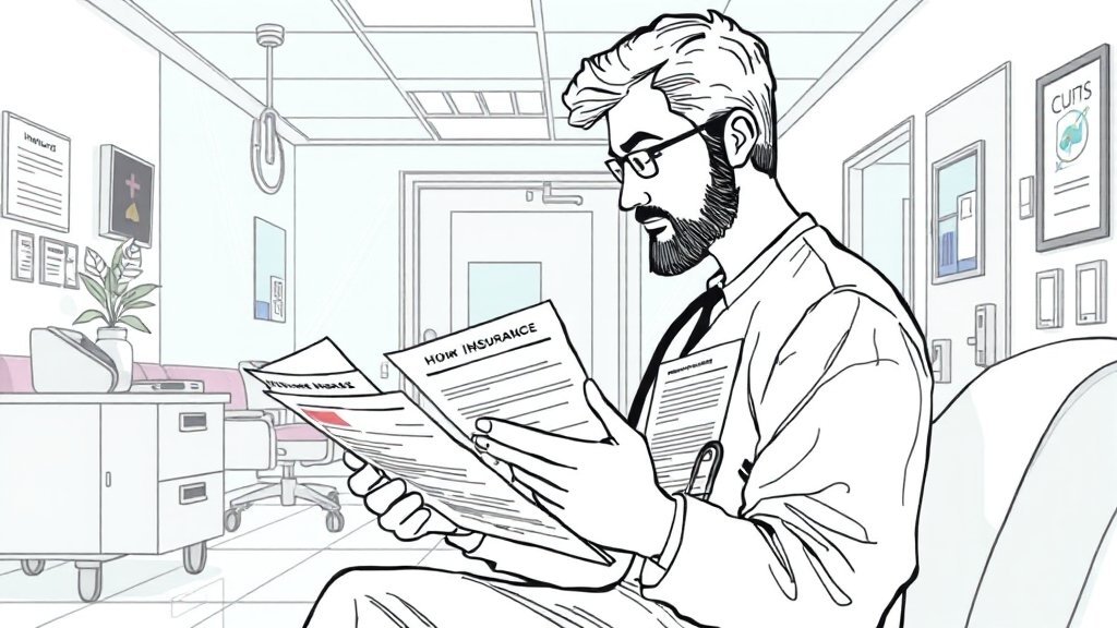 실손보험 보장 범위는? (illustration 스타일)