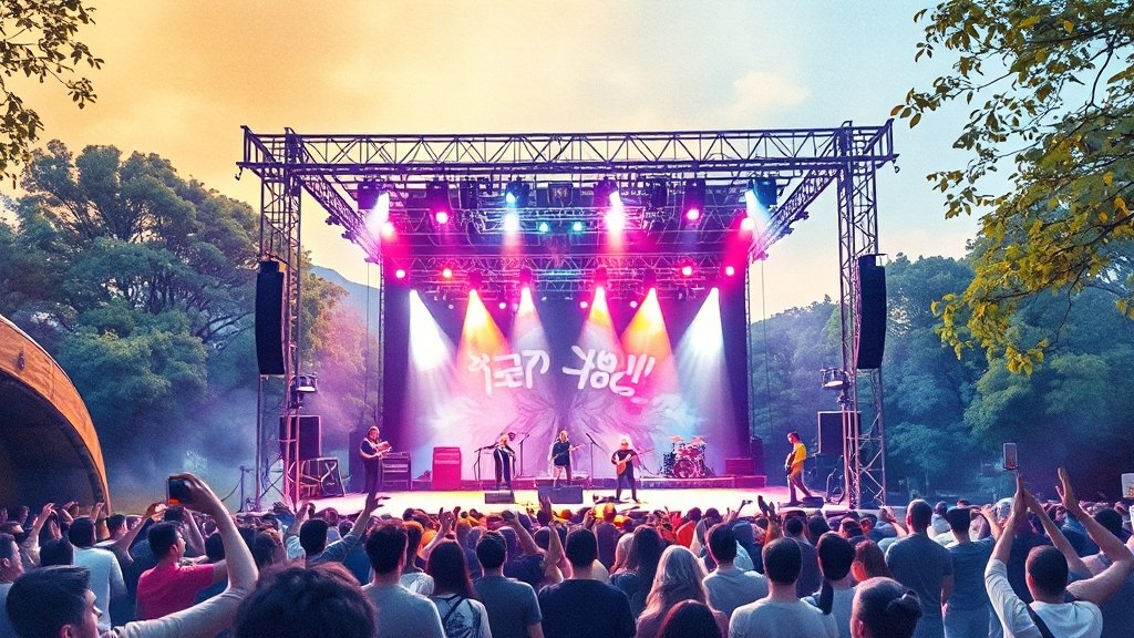 2025 부산국제록페스티벌: 라인업, 티켓, 교통까지 한눈에 2 라인업 및 프로그램 (watercolor 스타일)