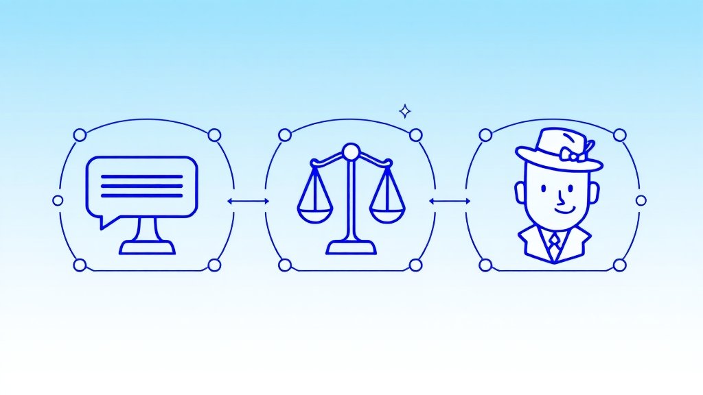 실무 활용 전략, 이렇게! (illustration 스타일)