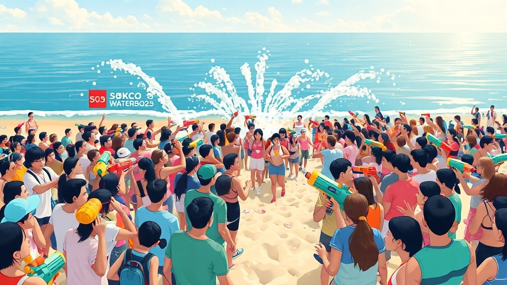 속초 워터밤 2025: 일정, 라인업, 준비물 완벽 가이드 1 속초 워터밤 개요 및 일정 (cartoon 스타일)