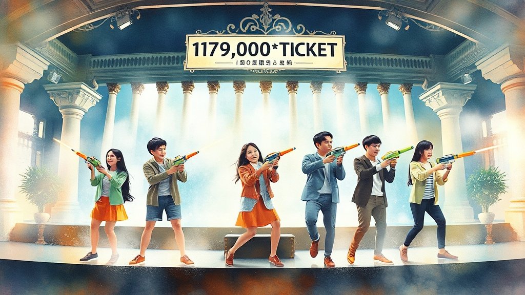 속초 워터밤 2025: 일정, 라인업, 준비물 완벽 가이드 2 티켓 구매 정보 및 가격 (watercolor 스타일)