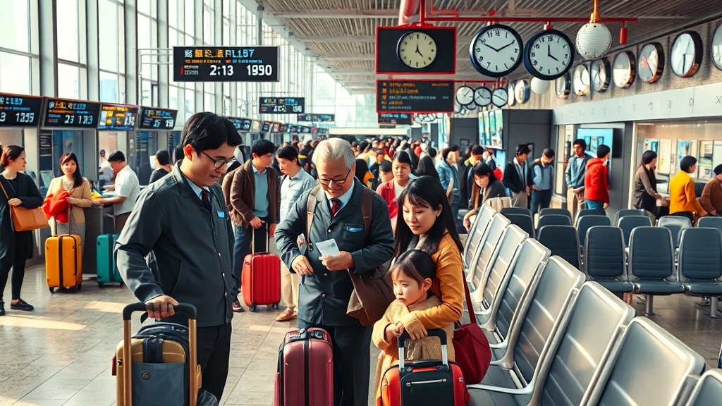 버스 이용 시 유의사항 (realistic 스타일)