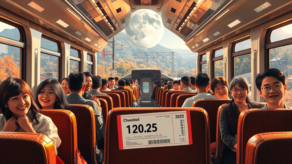 추석 특별수송 기간 및 좌석 규정 (realistic 스타일)