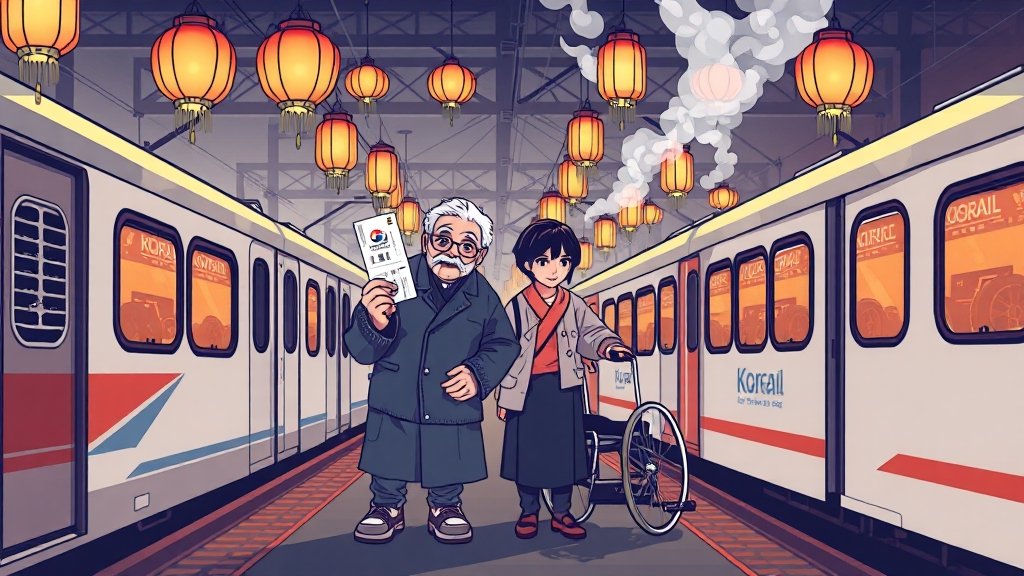 교통약자 사전예매 안내 (illustration 스타일)