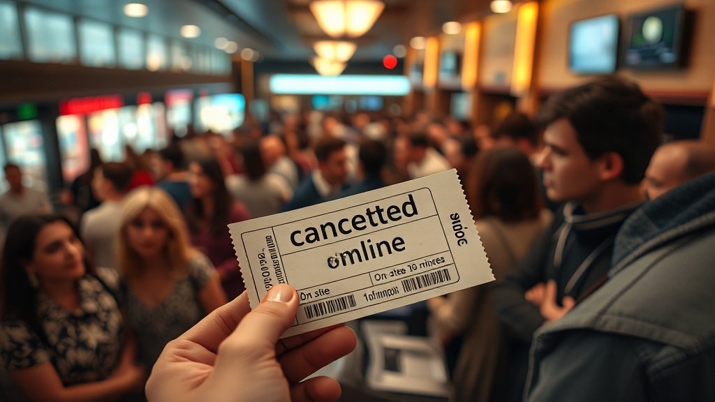 2025 부산국제영화제: 예매 일정, 티켓팅 꿀팁, 상영작 정보까지! 6 현장 발권 및 티켓 취소 (realistic 스타일)