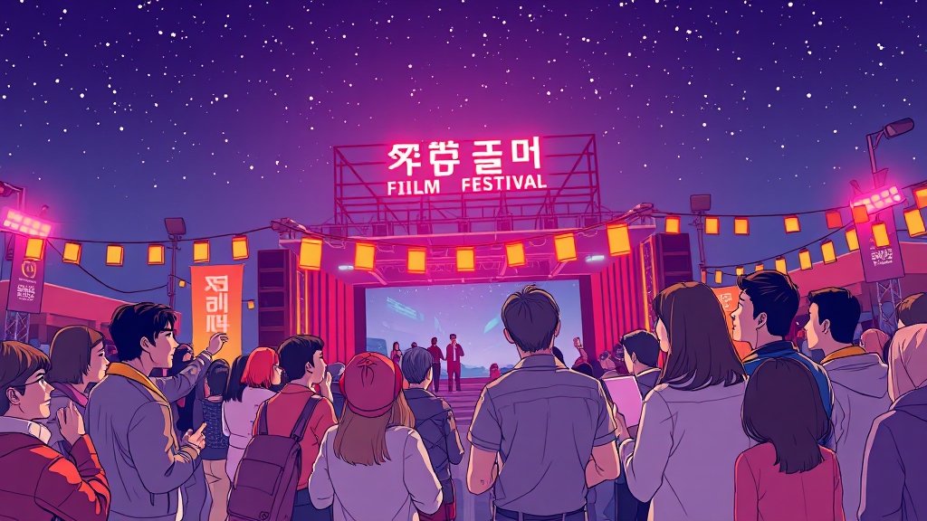 2025 부산국제영화제: 예매 일정, 티켓팅 꿀팁, 상영작 정보까지! 7 특별한 부대 행사 및 프로그램 (illustration 스타일)