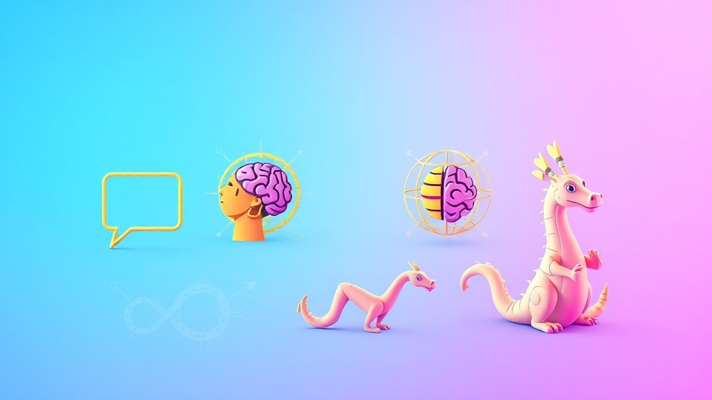 AI 모델의 강점과 약점 (illustration 스타일)