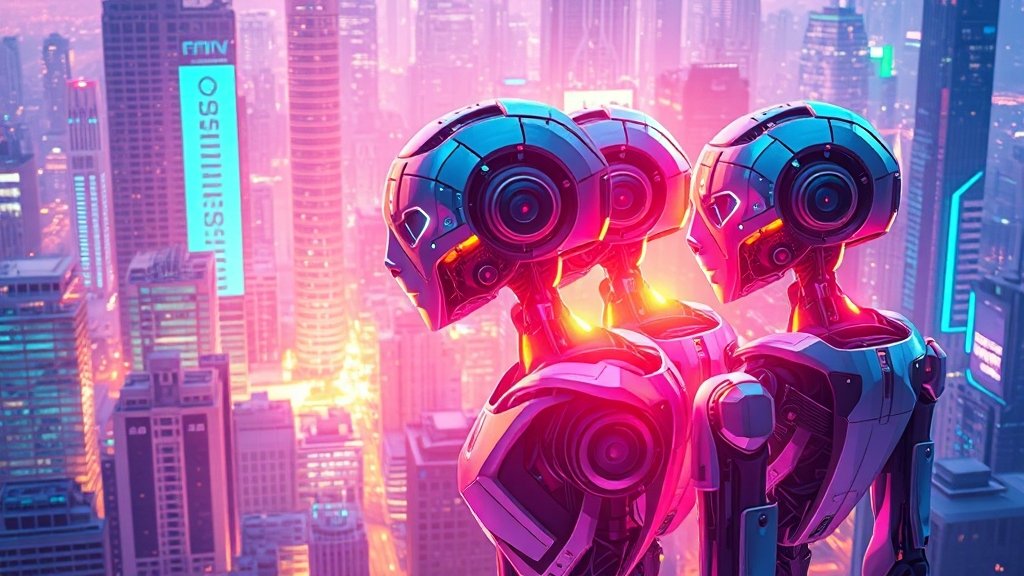 2025년 AI 시장 전망 (illustration 스타일)