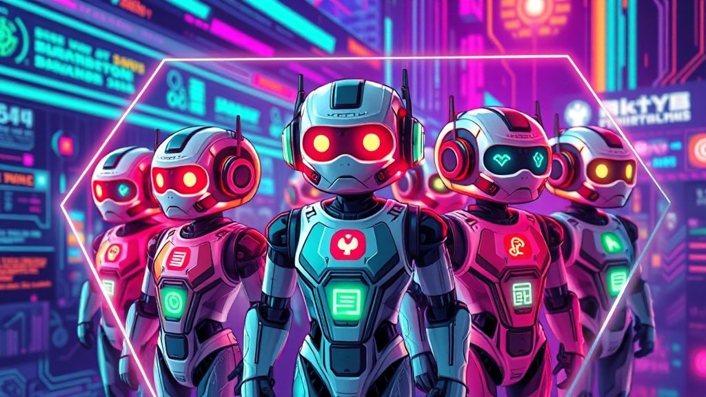 AI 챗봇, 무엇을 찾나요? (illustration 스타일)