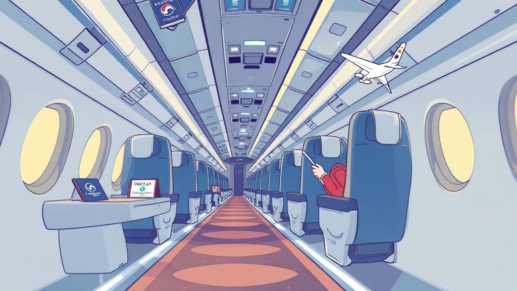 대한항공 마일리지 A to Z: 업그레이드, 예약, 꿀팁 완벽 정리 1 대한항공 마일리지 업그레이드 (cartoon 스타일)