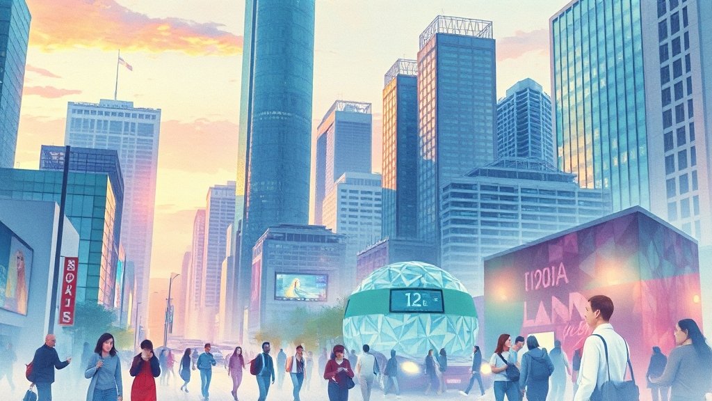 미래: AI 생태계에서의 역할 (watercolor 스타일)