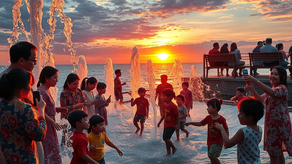 싱싱한 대하의 향연! 2024 홍성 남당항 대하축제 A to Z 5 남당항 주변 관광 (realistic 스타일)