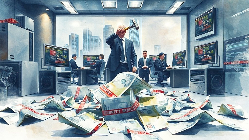 정부와 통신사, 어떻게 대응하고 있나? (watercolor 스타일)