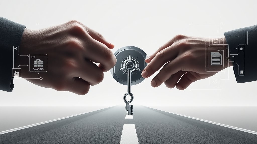 소액결제 해지 vs 차단, 나에게 맞는 선택은? (illustration 스타일)