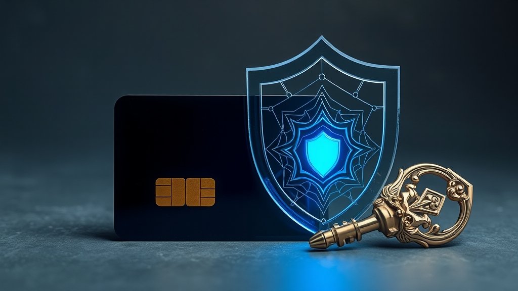 유심 관리 & 개인정보 보호 (realistic 스타일)