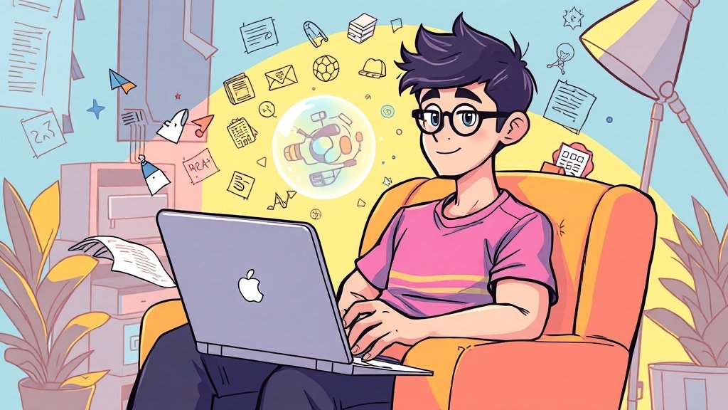 제미나이: 대학생 AI 친구 (cartoon 스타일)