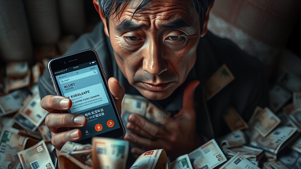 해킹 피해 및 예방 (realistic 스타일)