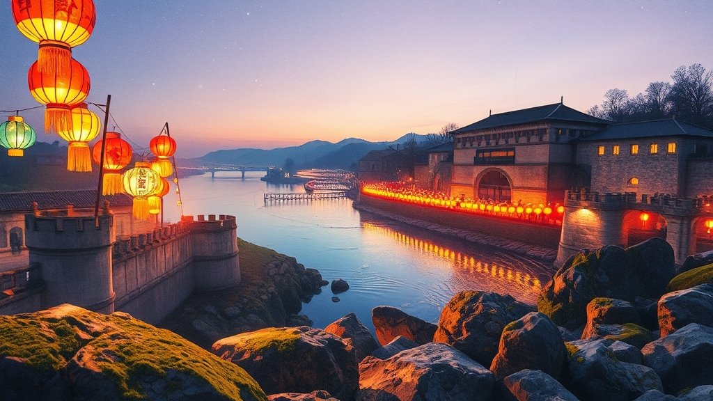 진주남강유등축제 A to Z: 2024년 축제 정보, 볼거리, 꿀팁 (50자) 1 축제 개요 및 역사 (realistic 스타일)