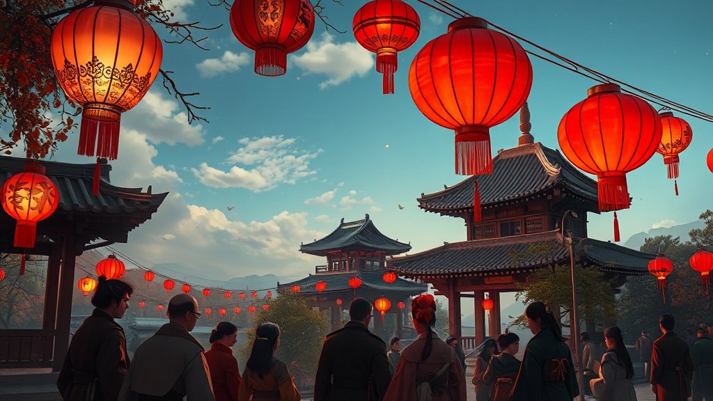 다채로운 문화 향연 (realistic 스타일)