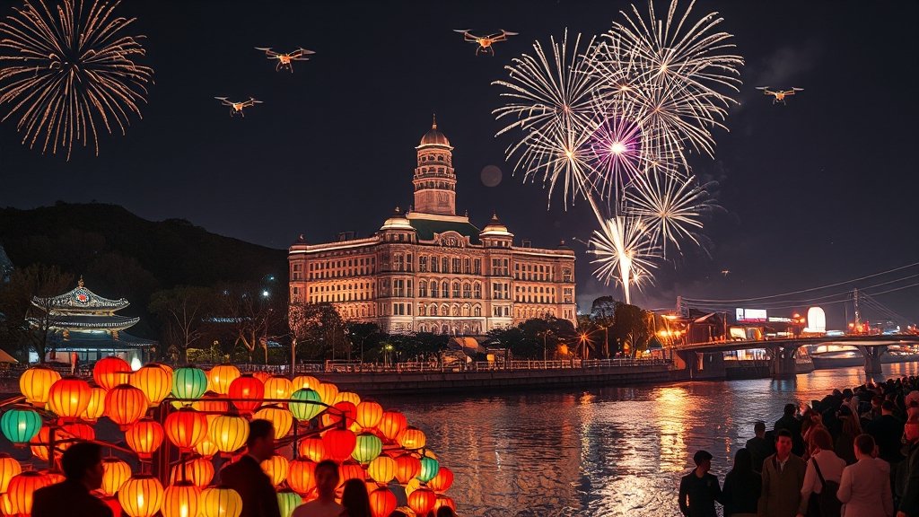 주요 행사 일정 및 프로그램 (realistic 스타일)