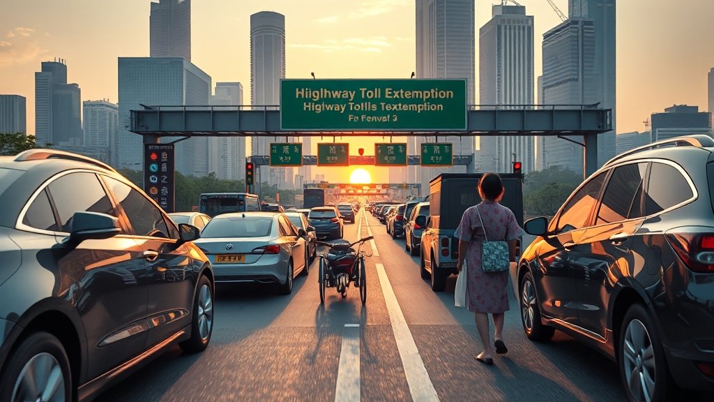 2025 추석 고속도로 통행료 면제: 기간, 대상, 혜택 A to Z 완벽 정리 1 2025 추석 고속도로 면제 핵심 (realistic 스타일)