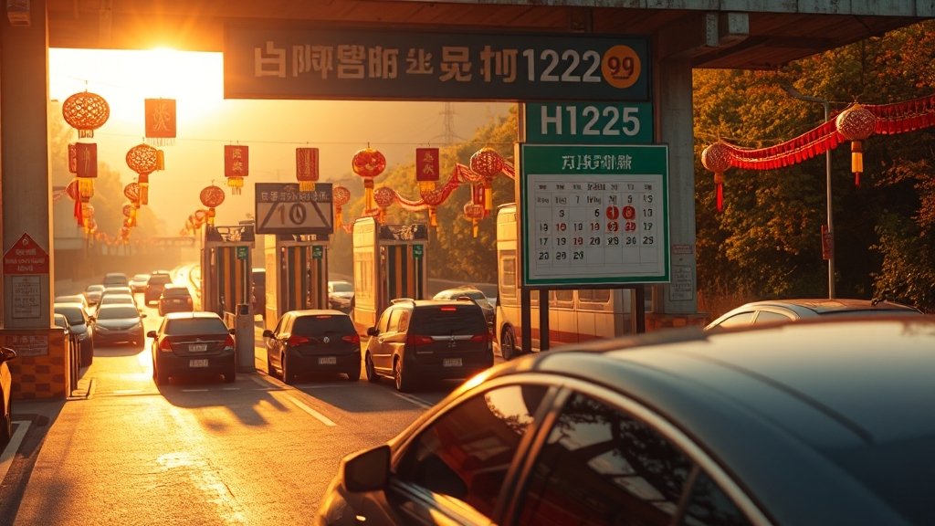 2025 추석 고속도로 통행료 면제: 기간, 대상, 혜택 A to Z 완벽 정리 2 면제 기간, 대상, 방법 상세 안내 (realistic 스타일)