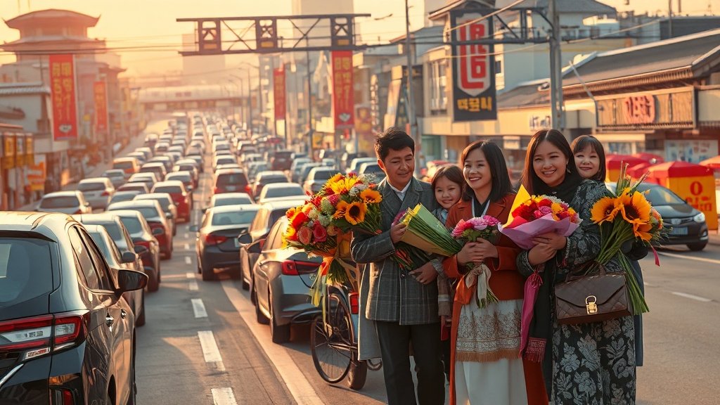 2025 추석 고속도로 통행료 면제: 기간, 대상, 혜택 A to Z 완벽 정리 5 교통비 절감 및 경제 효과 분석 (realistic 스타일)