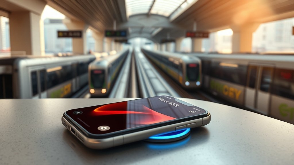 티머니 충전 및 잔액 확인 (realistic 스타일)