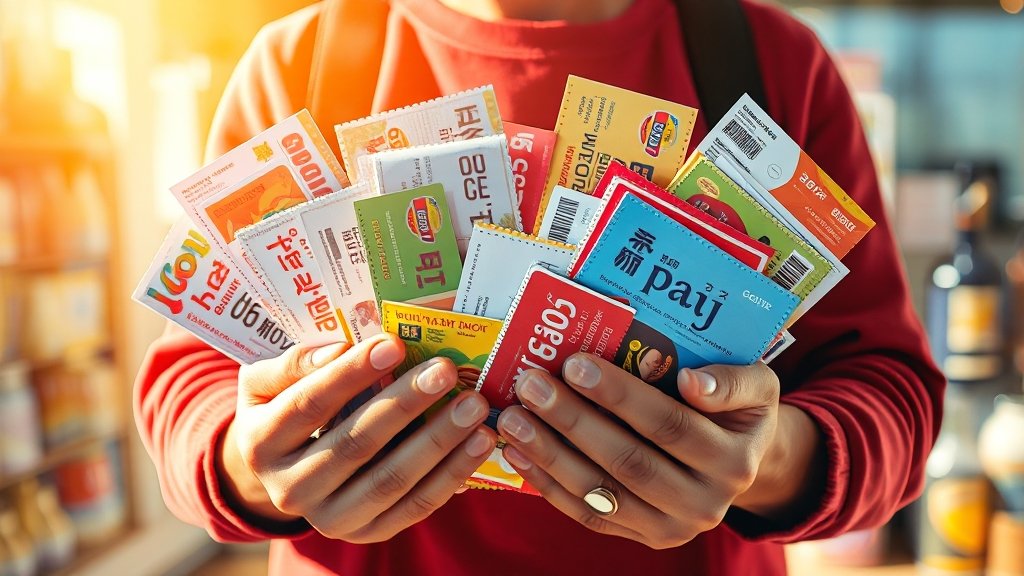 지급 방식 및 사용처 (realistic 스타일)