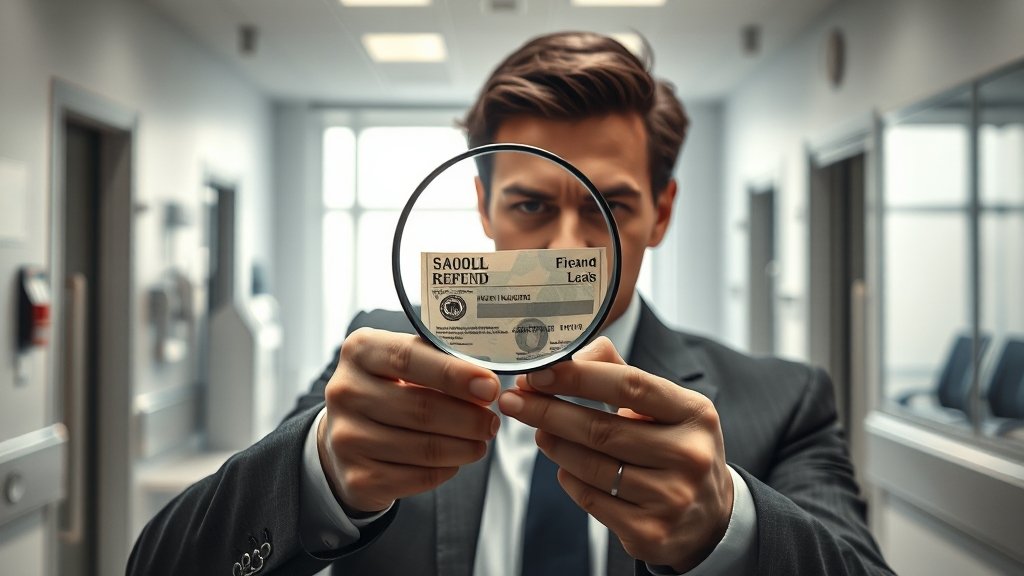 환급금 발생, 왜 일어날까요? (realistic 스타일)