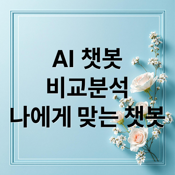 AI 챗봇, 당신에게 맞는 챗봇은? 챗GPT, 제미나이, 클로드, 퍼플렉시티 비교 분석
