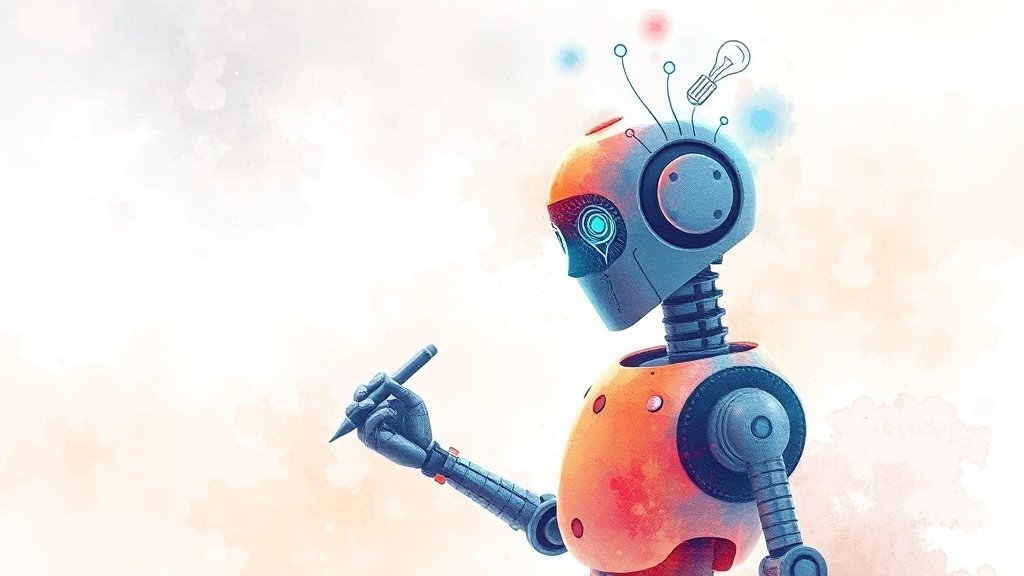 글쓰기 및 콘텐츠 제작 지원 (watercolor 스타일)