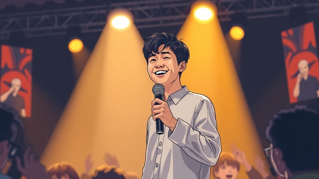 싱어게인4: 화제의 무대 & 숨은 실력자, 감동과 새로운 스타 탄생! 3 MC 이승기의 안정적인 진행 (illustration 스타일)