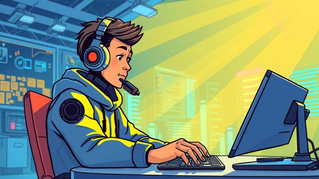 코드 지원 및 디버깅 능력 (cartoon 스타일)