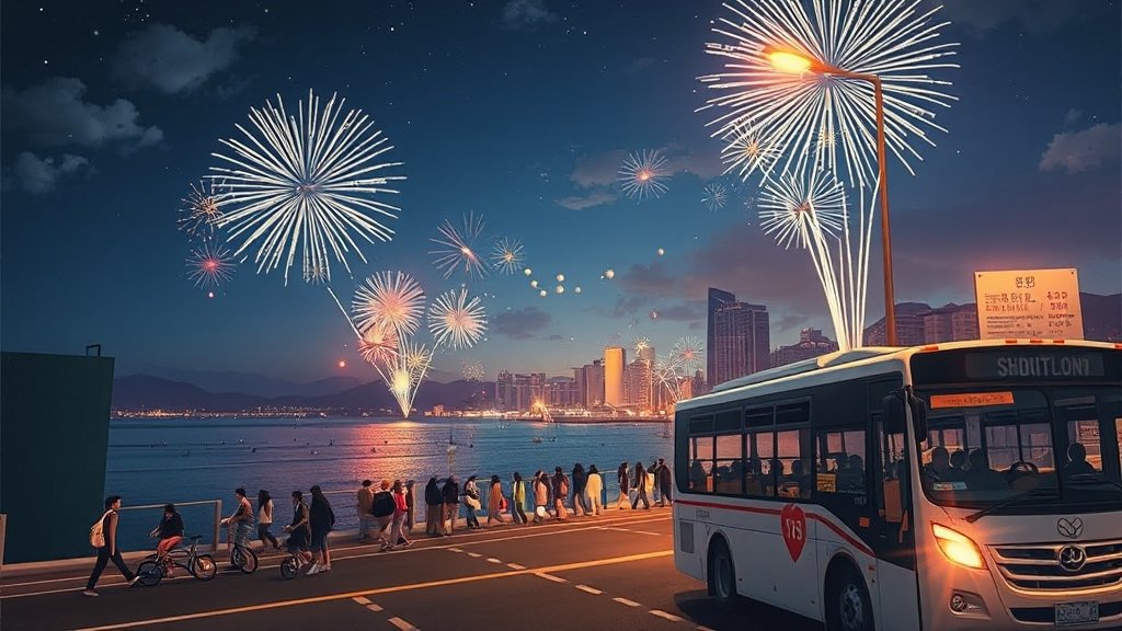 교통 및 주차 꿀팁 (realistic 스타일)