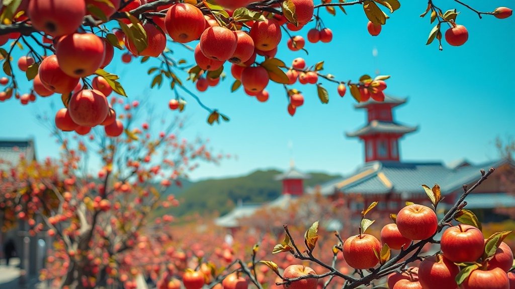 청송사과축제, 왜 특별할까? (realistic 스타일)