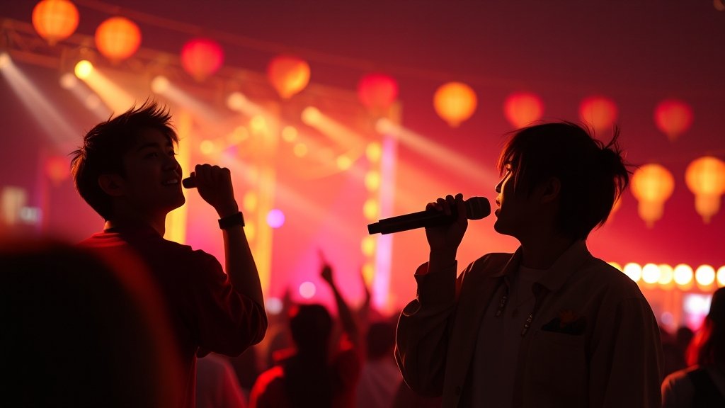 초대가수 라인업은? (realistic 스타일)