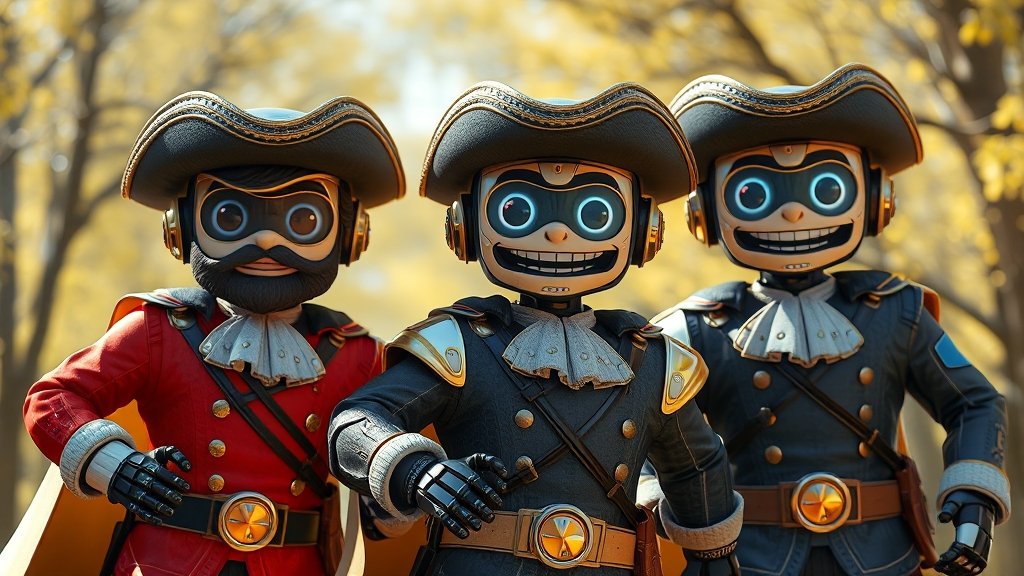 AI 챗봇 종류별 특징 비교 (realistic 스타일)